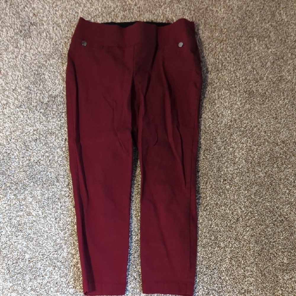 Stylish Burgundy Pants